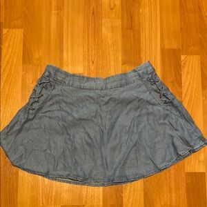 Soulmates Blue Skater Mini Skirt